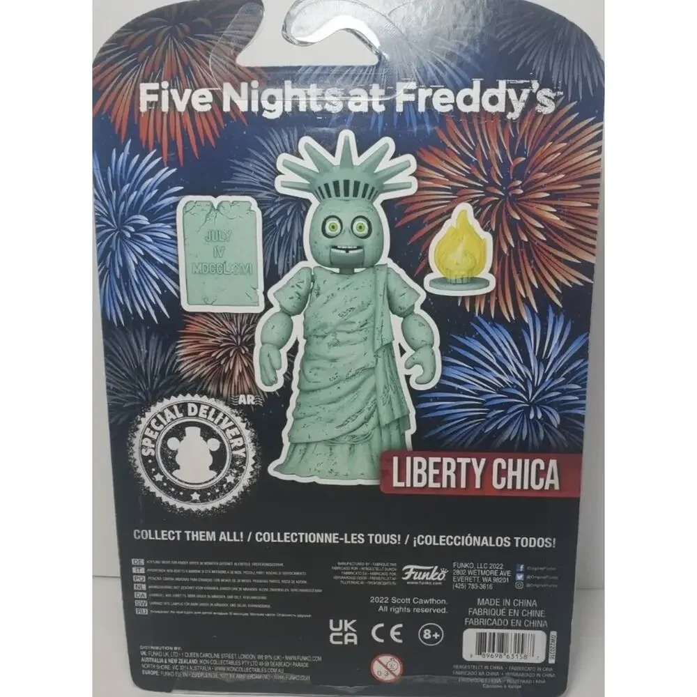 Funko FNAF Five Nights at Freddy's LIBERTY CHICA Exclusive Only at Walmart